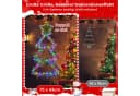 Elegear LED-Lichterkette Weihnachtsbaum 76x43cm 110 LEDs Silber Bild 4