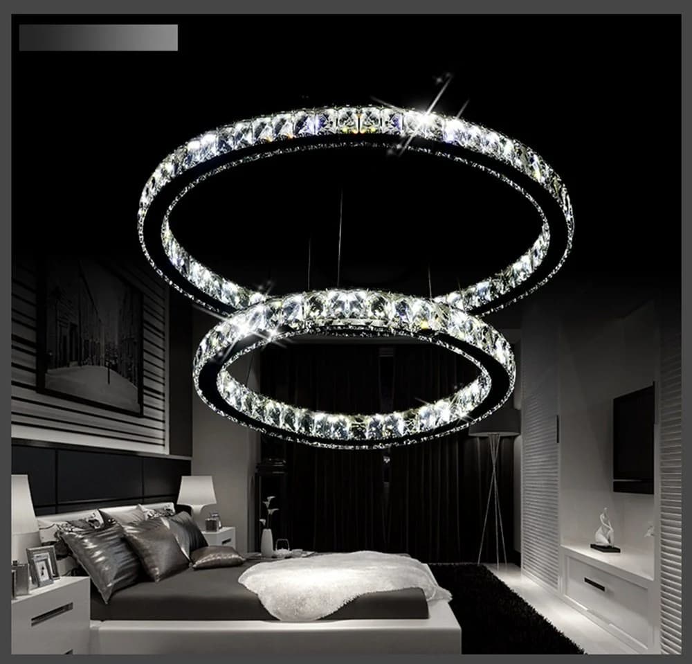 Euroton LED Deckenleuchte mit Kristall & Fernbedienung - Bild 2