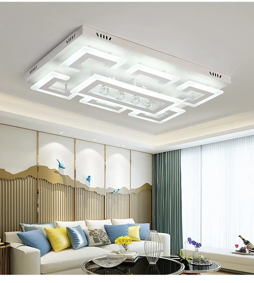 Euroton LED Deckenleuchte mit Fernbedienung, Lichtfarbe/Helligkeit einstellbar, weiß - Bild 2