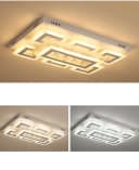 Euroton LED Deckenleuchte mit Fernbedienung, Lichtfarbe/Helligkeit einstellbar, weiß Bild 3