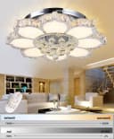 Eurotondisplay LED Deckenleuchte Kristall Fernbedienung Modern Bild 2