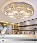 Eurotondisplay LED Deckenleuchte Kristall Fernbedienung Kaltweiß Bild 5