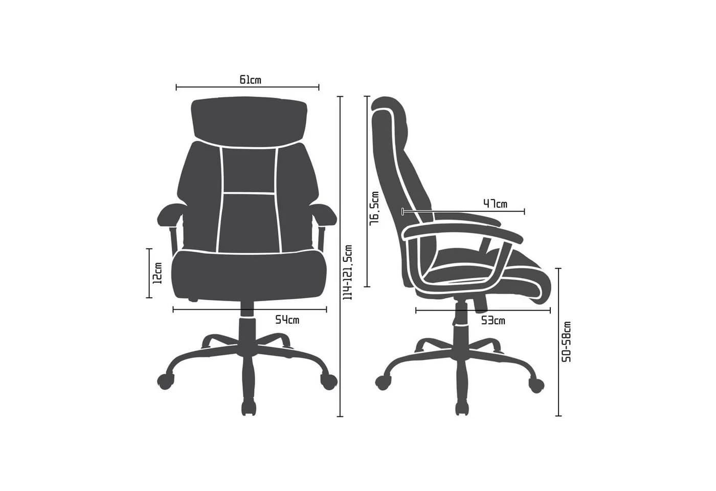 Intimate WM Heart Ergonomischer Bürostuhl Stoff Grau