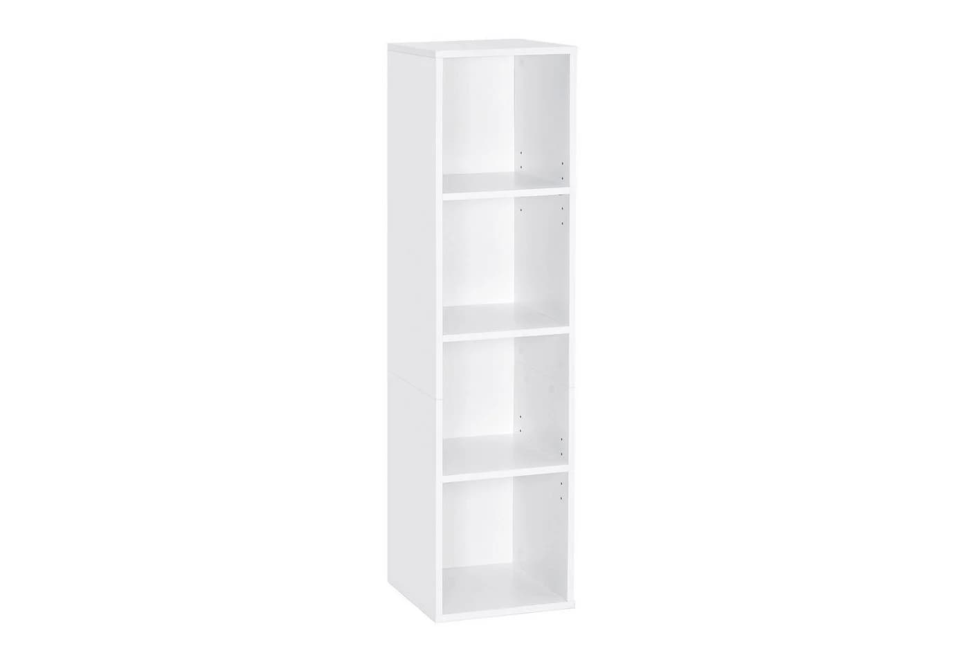 Mondeer Bücherregal Würfelregal 4 Fächer Weiß - Bild 2