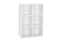Mondeer Bücherregal Bücherschrank Würfelregal 6 Fächer Weiß Bild 2