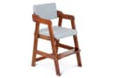 Ezebaby Kinderstuhl Mitwachsender Holzstuhl Braun Bild 2