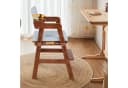 Ezebaby Kinderstuhl Mitwachsender Holzstuhl Braun Bild 4