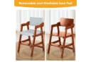 Ezebaby Kinderstuhl Mitwachsender Holzstuhl Braun Bild 5