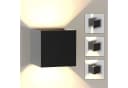 ZMH LED Wandleuchte Aussen Schwarz 5W Treppenhaus Up Down Bild 2