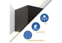 ZMH LED Wandleuchte Aussen Schwarz 5W Treppenhaus Up Down Bild 4