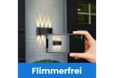 Moderne Wandleuchte in Schwarz Bild 1