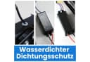 Moderne Wandleuchte in Schwarz Bild 3