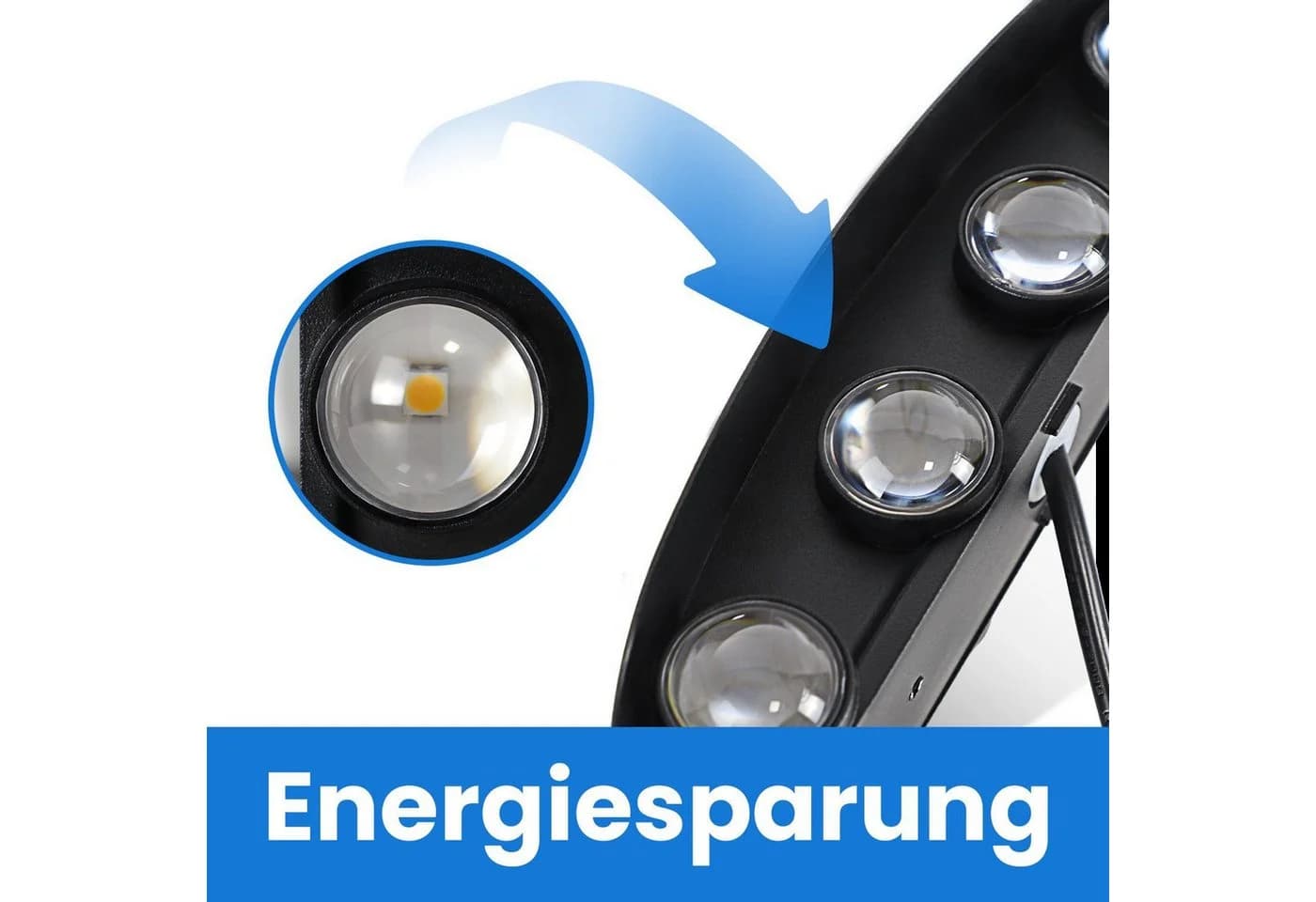 Moderne Wandleuchte in Schwarz - Bild 4