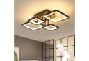 Riserva LED Deckenleuchte Schwarz 54W Stufenlos Dimmbar mit Fernbedienung Bild 2