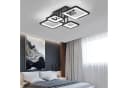 Riserva LED Deckenleuchte Schwarz 54W Stufenlos Dimmbar mit Fernbedienung Bild 3