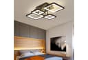 Riserva LED Deckenleuchte Schwarz 54W Stufenlos Dimmbar mit Fernbedienung Bild 4
