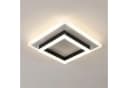 Riserva Moderne Quadratische LED Deckenleuchte Schwarz Weiß 30W Neutralweiß Bild 2
