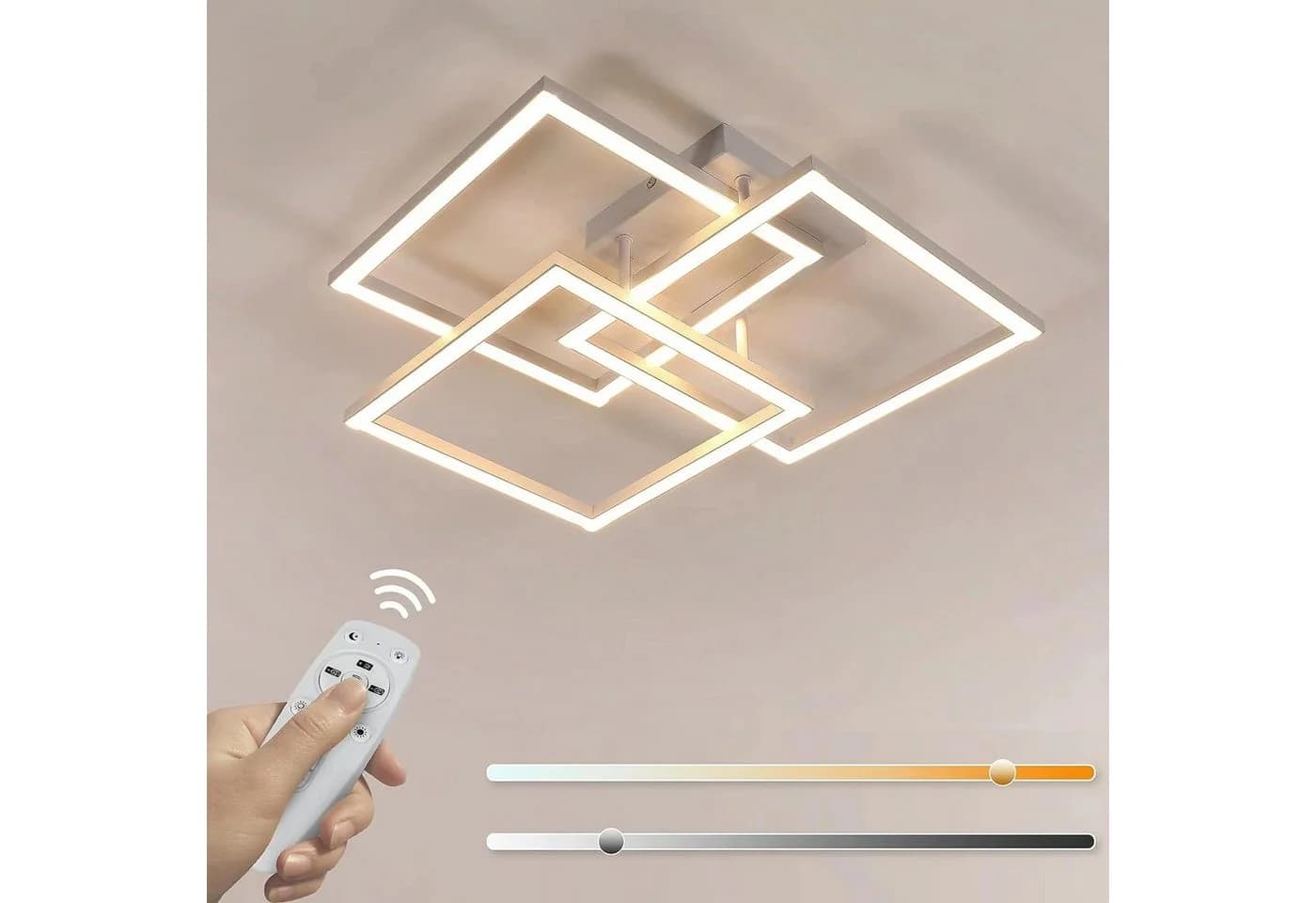 Riserva LED Deckenleuchte dimmbar 40W weiß mit Fernbedienung - Bild 2