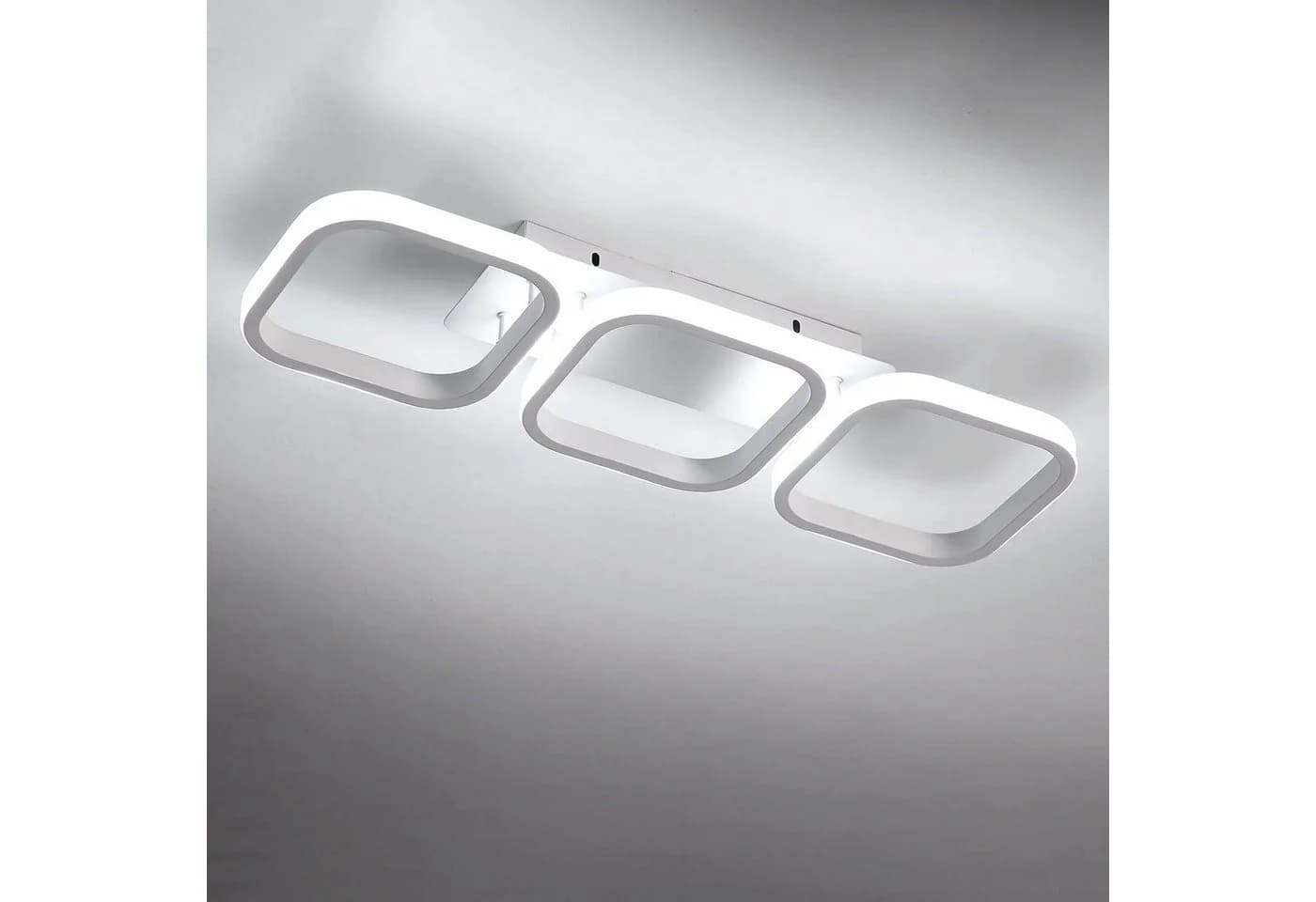 Riserva LED Deckenleuchte 3-fach Parallel Weiß 32W 6500K - Bild 2