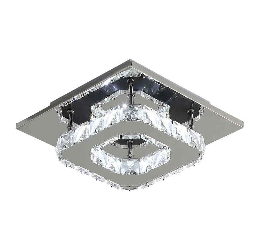 Riserva Deckenleuchte Kristall Quadrat LED 12W Kaltweiß 6500K - Bild 2