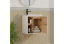 UEV Waschtisch 50,5 cm Komplett-Set mit Harzbecken Wasserhahn Pop-up-Ablassventil Bild 3