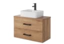 UEV Waschtisch mit Unterschrank und Keramikbecken, Soft-Close, Komplett-Set Bild 2