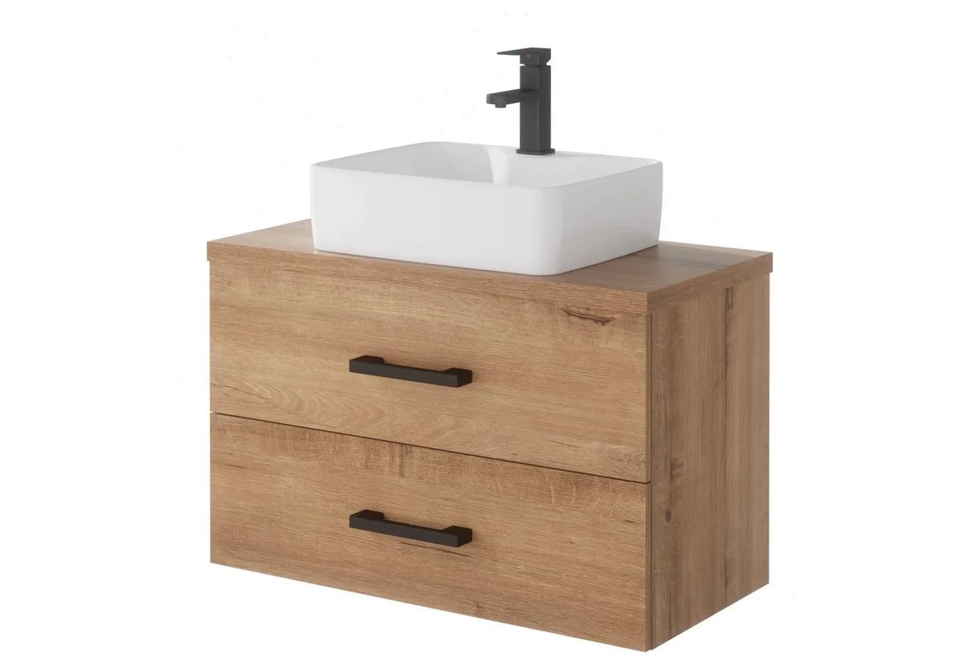 UEV Waschtisch mit Unterschrank und Keramikbecken, Soft-Close, Komplett-Set - Bild 2