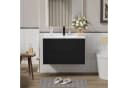 UEV Waschtisch mit Unterschrank 90 cm Schwarz Bild 4