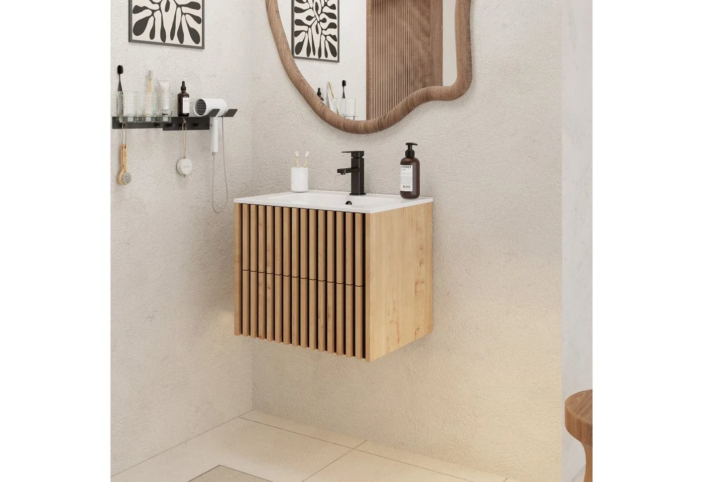 UEV Waschtisch mit Unterschrank Set Badmöbel Gäste-WC