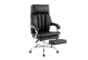 UEV Bürostuhl Ergonomisch mit Fußstütze Schwarz/Beige Bild 2