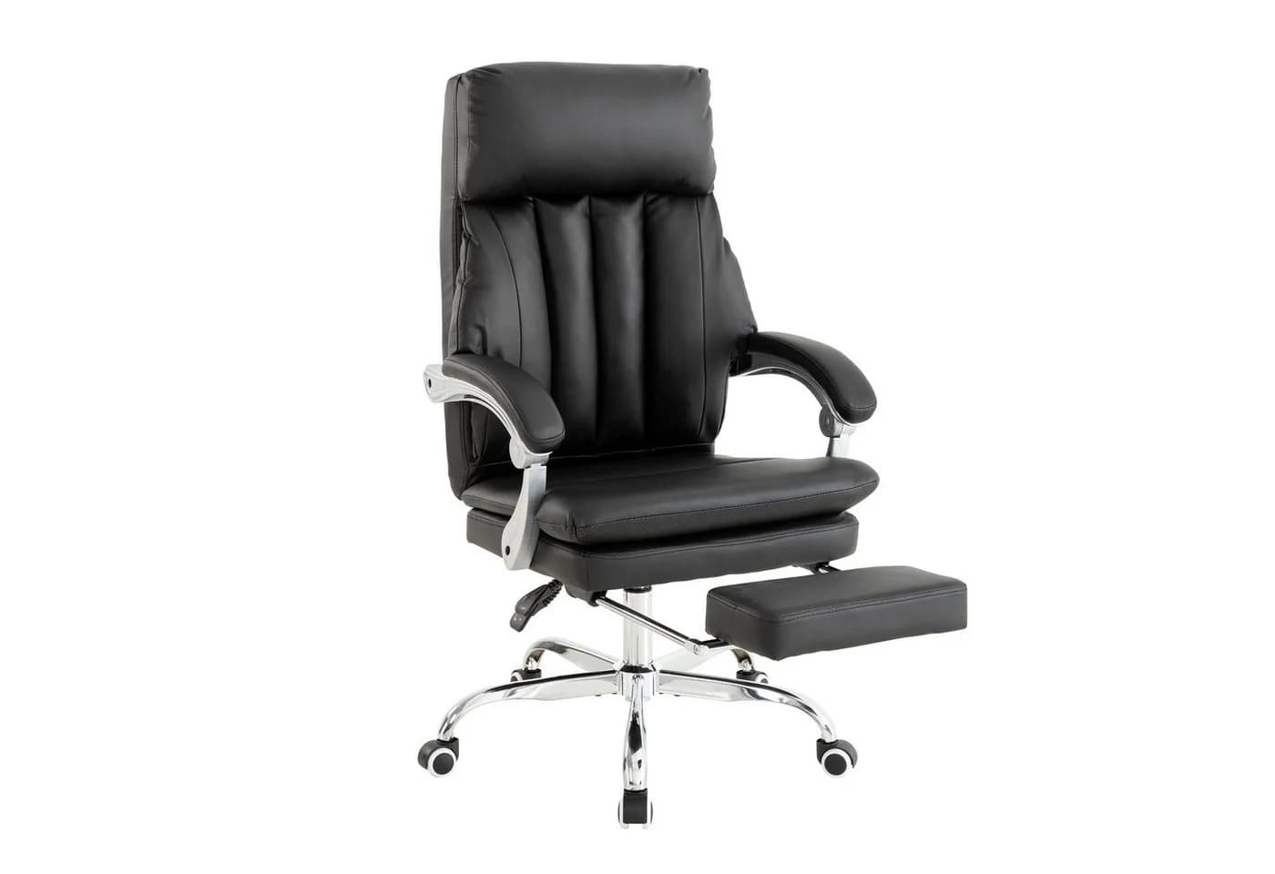 UEV Bürostuhl Ergonomisch mit Fußstütze Schwarz/Beige - Bild 2