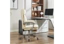 UEV Bürostuhl Ergonomisch mit Fußstütze Schwarz/Beige Bild 4