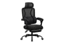 UEV Bürostuhl Ergonomisch mit Fußstütze Mesh Schwarz Bild 2