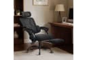 UEV Bürostuhl Ergonomisch mit Fußstütze Mesh Schwarz Bild 3