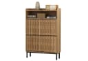 UEV Schuhschrank 2 Klappen Platzsparend Holzwerkstoff Bild 2