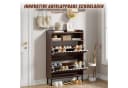 UEV Schuhschrank 2 Klappen Platzsparend Holzwerkstoff Braun Bild 4