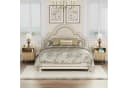 UEV Nachtschrank 2er Set Beige Nachttisch mit 2 Schubladen Bild 4