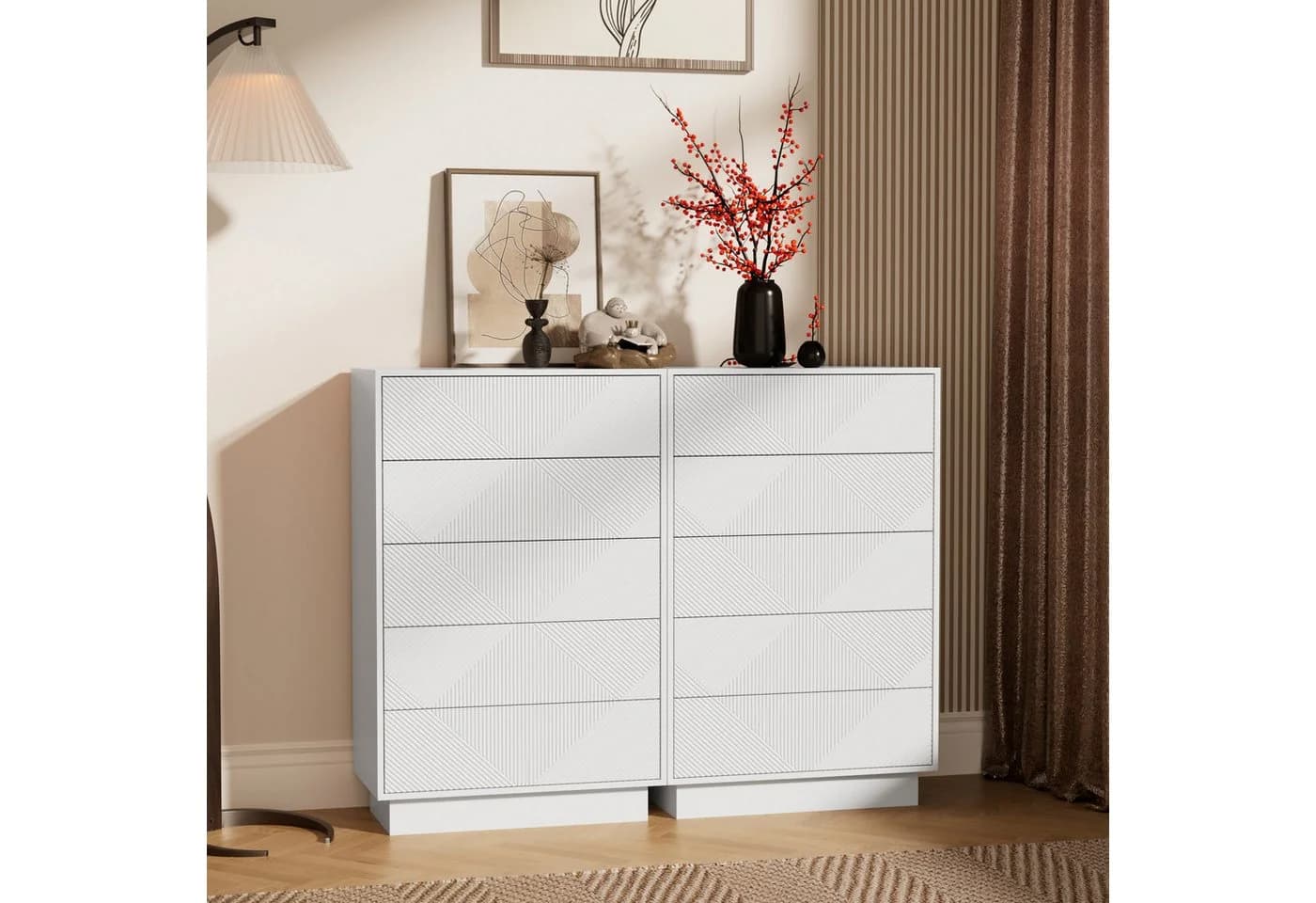 UEV Kommode mit 5 Schubladen - Sideboard Schubladenschrank - Bild 5