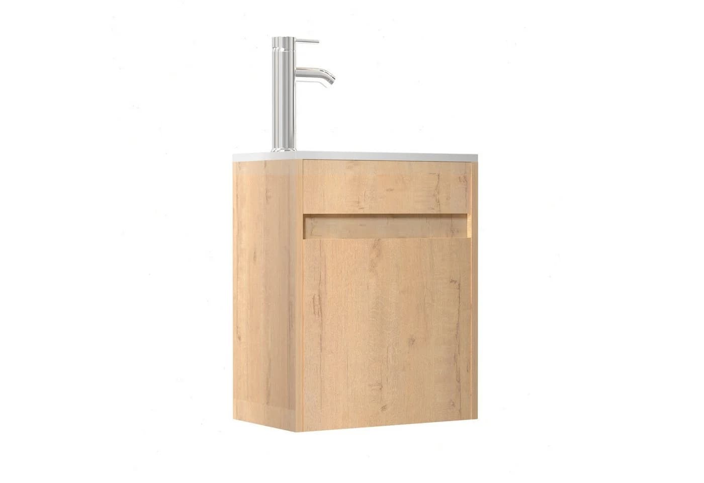 UEV Waschtisch-Set mit Unterschrank und Harzbecken Natur - Bild 2