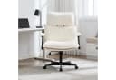 UEV Bürostuhl Ergonomisch Grau/Beige Plüsch 360° Drehung Bild 1