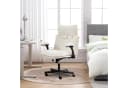 UEV Bürostuhl Ergonomisch Grau/Beige Plüsch 360° Drehung Bild 3