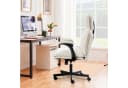 UEV Bürostuhl Ergonomisch Grau/Beige Plüsch 360° Drehung Bild 4