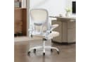Ergonomischer Gaming Bürostuhl in Schwarz und Beige Bild 3