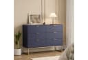 UEV Sideboard mit 6 Schubladen, Highboard Mehrzweckschrank mit Kipp-Schutz, 100x34x73,5cm, Küchenschrank Buffet TV Board Schrank mit Füße Aufbewahrungsschrank Bild 3