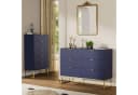 UEV Sideboard mit 6 Schubladen, Highboard Mehrzweckschrank mit Kipp-Schutz, 100x34x73,5cm, Küchenschrank Buffet TV Board Schrank mit Füße Aufbewahrungsschrank Bild 4