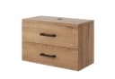 UEV Unterschrank mit 2 Schubladen Soft-close Natur/Schwarz Bild 2