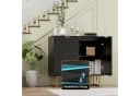 UEV Sideboard Kommode mit 2 Türen, verstellbare Ablagen, Mehrzweckschrank Bild 4