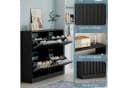 UEV Schuhschrank mit 4 Klappen, Schuhregal Schmal, Schuhkipper Bild 5