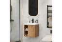 UEV Waschtisch Unterschrank 50cm Harzbecken Wasserhahn Bild 1