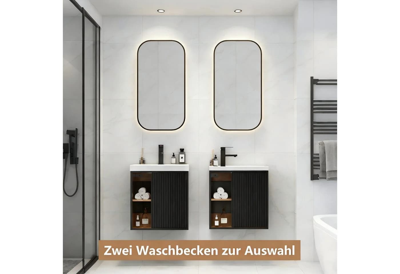 UEV Waschtisch klein Waschbecken mit Unterschrank 50cm - Bild 4